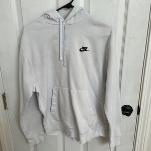 Nike white hoodie size medium